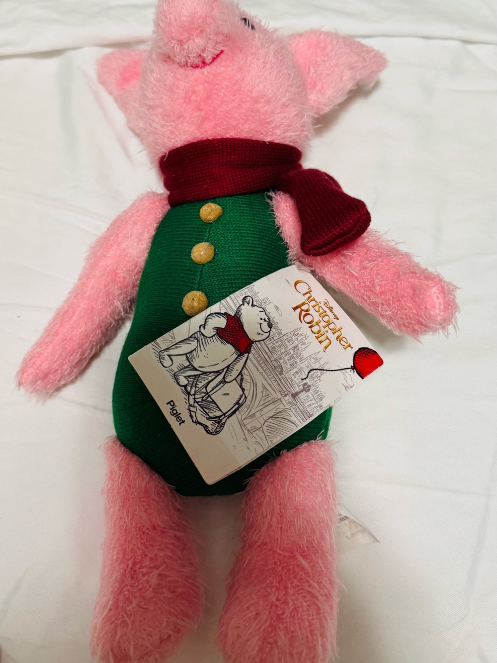 Disney Exclusive Christopher Robin Piglet Plush